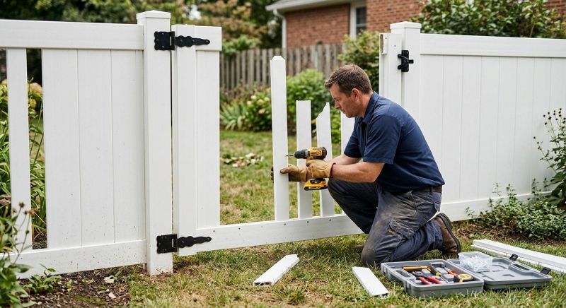 Vinyl Fence Repair Service